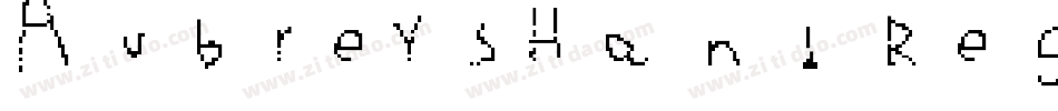 AubreysHand Regular字体转换